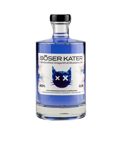 Böser Kater Dragonfruit Blueberry Gin 40% Vol. 0,5 FL