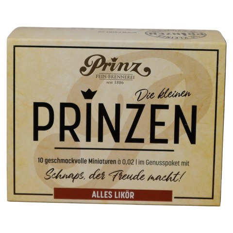 Prinz Genusspaket Alles Likör 22,9% vol. 10 x 0,02l