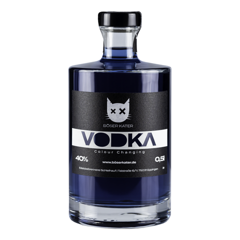 Böser Kater Wildberry Colour Changing Vodka 40% VOl. 0,5 FL