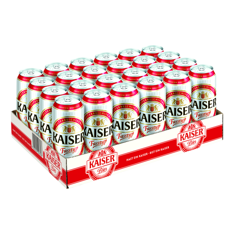 Kaiser Bier Fasstyp Dose 5% Vol. 24,0,5L EW