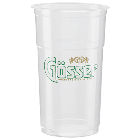 Gösser Plastik Becher 0,30L 50 Stück