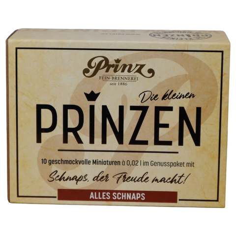 Prinz Genusspaket Alles Schnaps 38,5% vol. 10 x 0,02l
