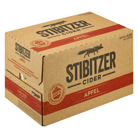 Stibitzer Apfel Cider 4,5% Vol 24x0,33L